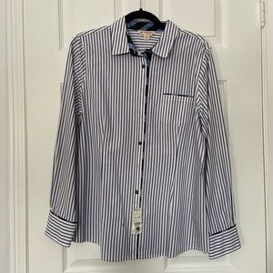 BNWT BB Women’s Striped Stretch Cotton Shirt (14)